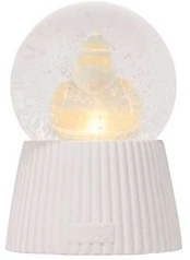Sirius Snow Globe Santa , baltas Ceramic