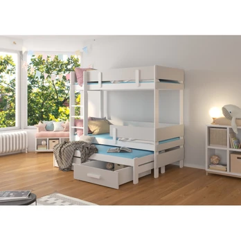 Trijų aukštų dviaukštė lova ETAPO 200x90