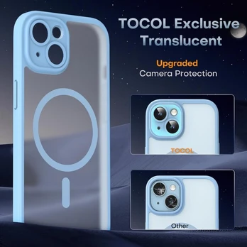TOCOL iPhone 15 Plus dėklas su „MagSafe“