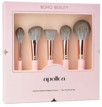 Boho Beauty Boho X Apollca šepečių rinkinys, 5 vnt.