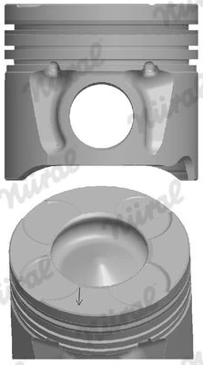 NURAL 87-137606-00 Piston
