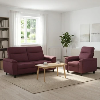 Sofa Sofos komplektas 2 vnt. Violetinė Audinys