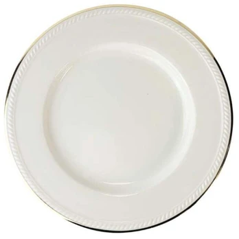 Lėkštė desertinė Eclat Appeal Gold, 21 cm x 21 cm, Ø 21 cm, aukso/balta