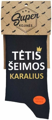Kojinės "Tėtis šeimos karalius"