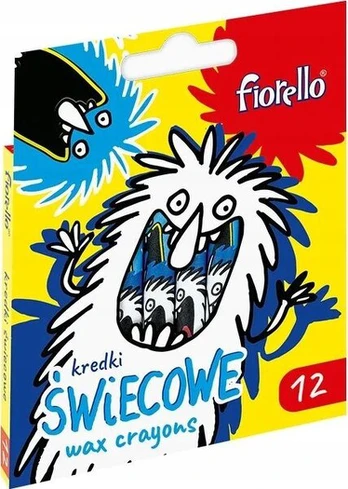 Vaško kreidelės Fiorello, 12 spalvų