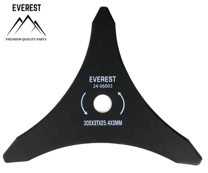 Universalus pjovimo diskas 3 dantys skersmens anga 25,4 mm plotis 305 mm storis 3 mm
