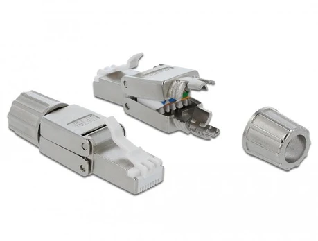Delock RJ45 kištukas Cat.6A STP be įrankių