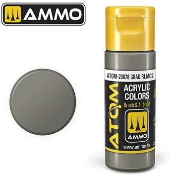 AMMO by MIG Jimenez AMMO MIG - ATOM Akriliniai dažai Grau RLM02, 20ml, 20078