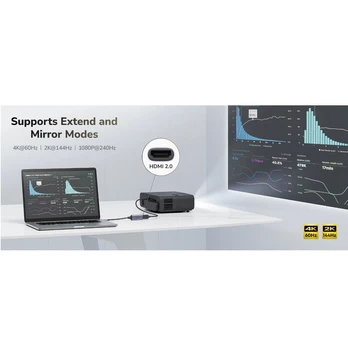 Cudy 4K 60Hz USB-C HDMI Adapteris