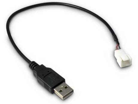 Inter-Tech Adapteris USB AM auf 3Pin Buchse, 30 cm