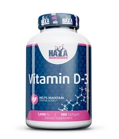 Haya Labs Vitamin D-3 (1000 IU) 100 kaps. kaina