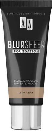 AA Blur Sheer Blur Foundation 03 Tan - rusvai gelsvas 30 ml