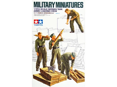 Tamiya Vokietijos tankų šovinių įkėlimo įgula