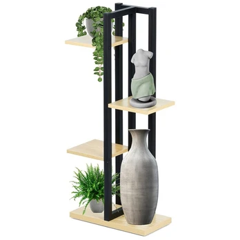 Augalų stovas metalinis 4 pakopų 93 cm