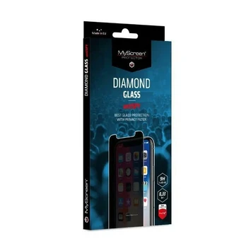 „MyScreen Diamond Glass AntiSPY“ skirtas „Apple iPhone 13/13 Pro“.