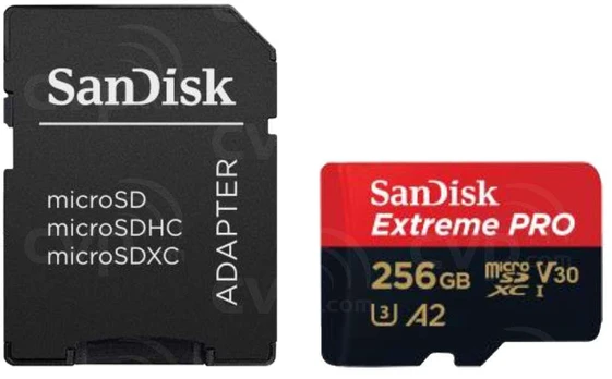 Sandisk memory card microSDXC 512GB Extreme Pro + adapter
