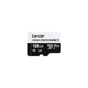 MEMORY MICRO SDXC 128GB UHS-I/LMSHGED128G-BCNNG LEXAR kaina
