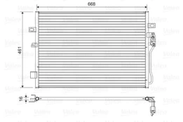 VALEO VAL822625 Air conditioning condenser kaina