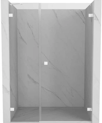 Dušo durys Mexen Lunar-B, dešinė, 150 cm, transparent/baltas