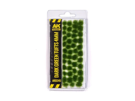AK Interactive - DARK Žalias TUFTS 4MM, AK8245