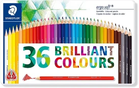 Staedtler ergosoft 157, Soft, Multicolour, 36 pc(s) kaina