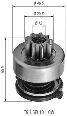 Krumpliaratis, starteris MAGNETI MARELLI 940113020254