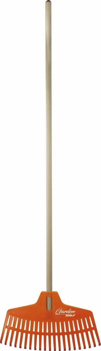 Dedra Rake ant medinės rankenos, PVC, 134cm, fi 22
