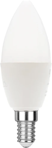 6W LED lemputė, balta, E14, 2700K, dimeriuojama