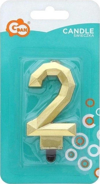 GoDan žvakė numeris 2 deimantas 7,6 cm