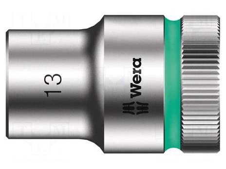 Socket | 6-angles,socket spanner | HEX 13mm | 1/2" | Zyklop