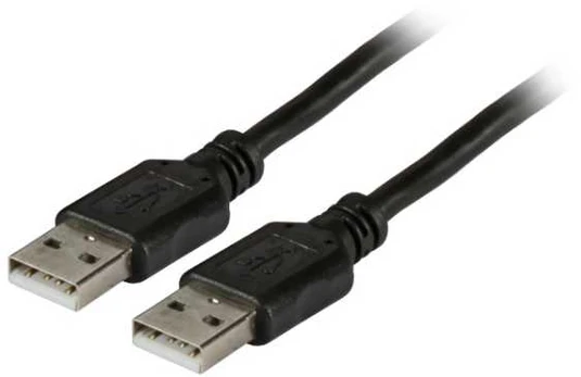 EFB USB2.0 Anschlusskabel A-A,St.-St.,1,8m,juodas,Classic