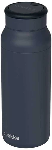 Gertuvė Quokka Echo - 690 ml Stainless Steel Bottle with Silicone Handle (Juodas)