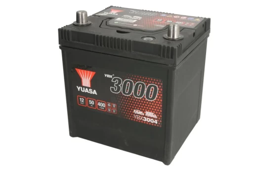 Akumuliatorius YUASA YBX3004 12V 50Ah 400A K+