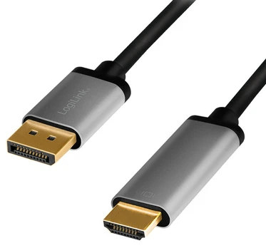 Displayport to HDMI 4K/60Hz, alu, 2m