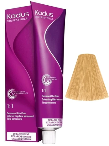 Plaukų dažai Kadus Professional Permanent Color, very light blonde brown sp., 9/7, 60 ml