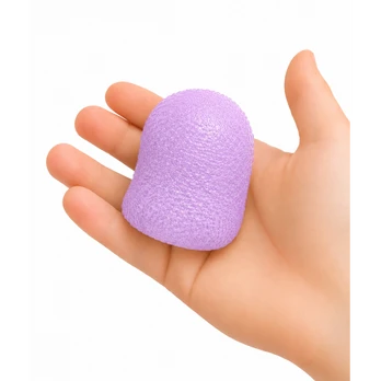 Antistresinis squishy kubas, minkštas sensorinis žaislas kamuolis- violetinis