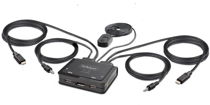 StarTech C2-D46-UC2-CBL-KVM/2-PORT USB-C CABLE KVM SWITCH