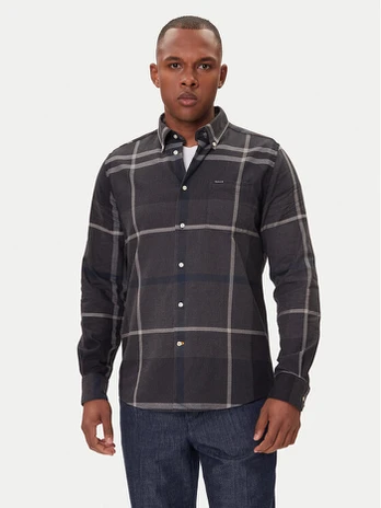 Barbour Marškiniai Dunoon MSH4980GY38 Pilka Regular Fit