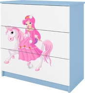 Rožinė Komoda babydreams princesė kaina