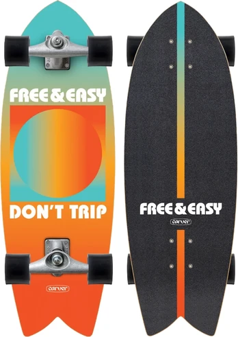 Surfskate riedlentė Carver Free & Easy Gradient Sun 29.25" C7