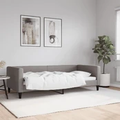 Sofa, taupe spalvos, 90x200cm, audinys kaina