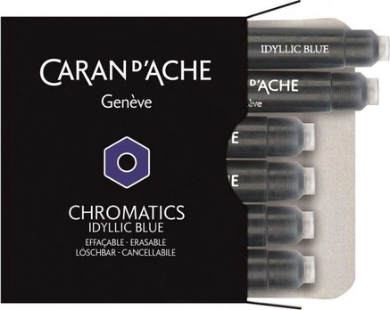 Caran d`Arche Chromatics kasetės mėlynos 6 vnt