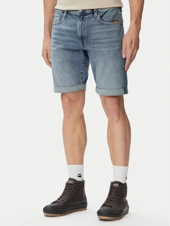 G-Star Raw Džinsiniai šortai 3301 D10481-C051 Mėlyna Regular Fit