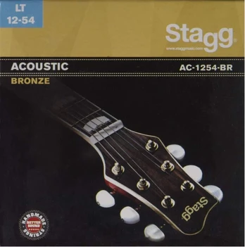 Stygos akustinei gitarai Stagg AC-1254-BR Bronze 0.012 - 0.054