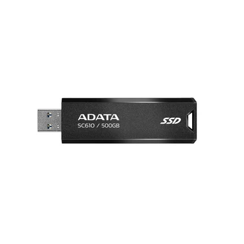 A-DATA SC610 išorinis SSD – 500 GB, USB 3.2, 550 MB/s skaitymo greitis