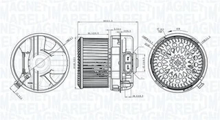 Vidaus pūtiklis MAGNETI MARELLI 069412272010