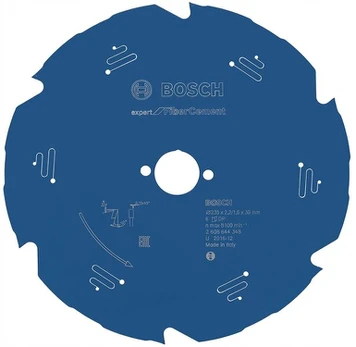 Bosch Expert for Fiber Cement 235 x 30mm, 6T
