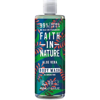 Faith In Nature, Aloe Vera, Rejuvenating, Kūno prausiklis, 400 ml