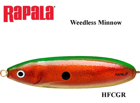 Žolinė blizgė Rapala Weedless Minnow HFCGR 22 g