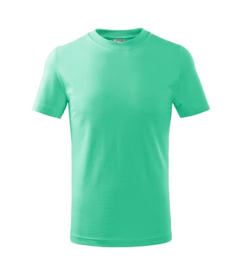 Vaikiški Marškinėliai MALFINI Basic 138 Mint 160g/m2